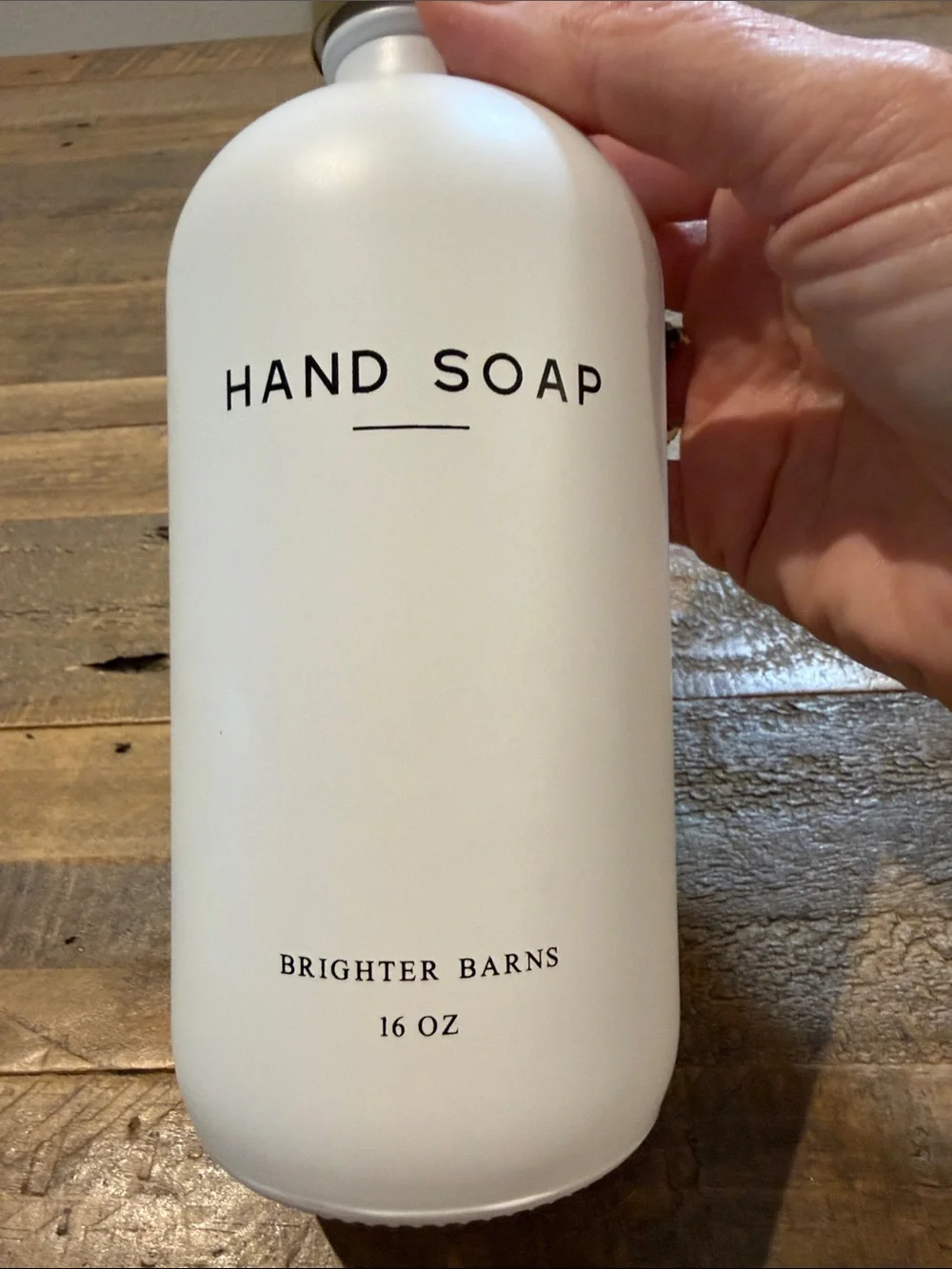 Briggter barns hand soap 16oz reusable pump